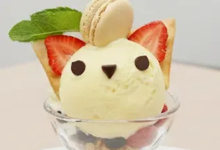 Neko-Chan Ice Cream Parfait