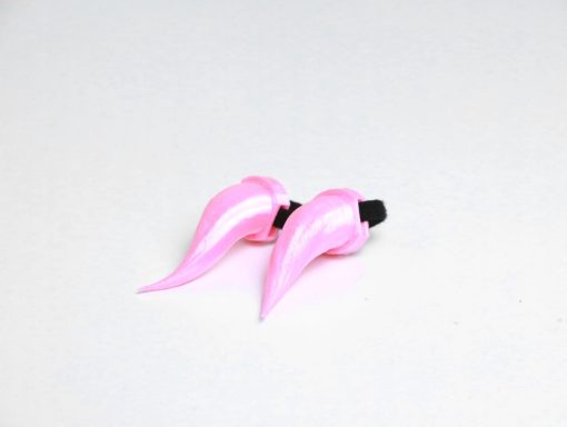 Oni Demon Devil Horns for Headset Tiny Horn Twitch Streamer Gaming Accessories Cosplay – Metallic Pink