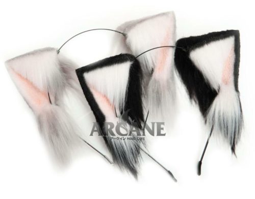 Cat Neko Ears Kitten Anime Headband for Cosplay Black