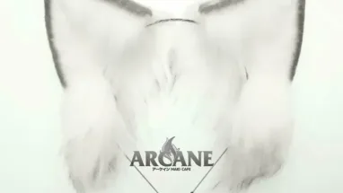 Large Cat Neko Wolf Ears Headband White Grey