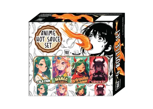 Sauce Sama Anime Hot Sauce 4 Bottle Combo Pack