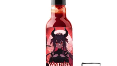 Yandere Hellsauce Anime Hot Sauce Bottle