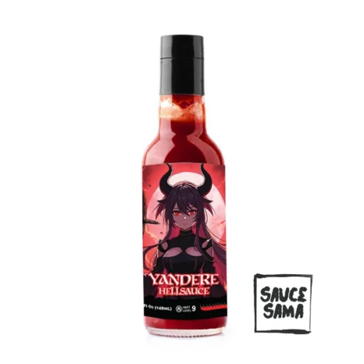 Yandere Hellsauce Anime Hot Sauce Bottle