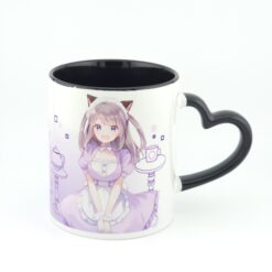 Maid Anime Catgirl Coffee Mug with Heart Handle Cute Kawaii Design (Copy)