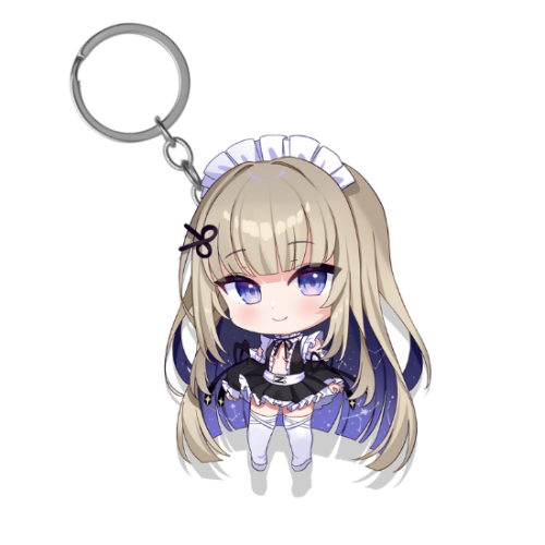 Amanogawa Shiina Keychain Vtuber Phase Connect x Arcane Maid Cafe