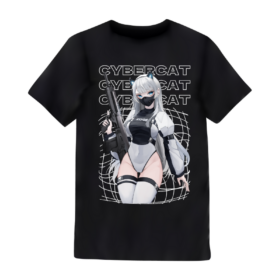 Cyber Cat REDUX Series Anime Tech Nagi Tactical Shirt