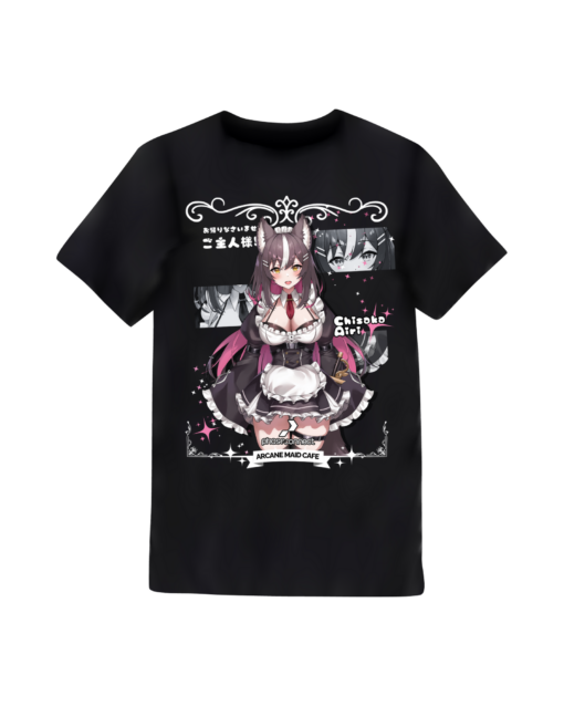 Chisaka Airi Phase Connect x Arcane Maid Cafe VTuber Shirt