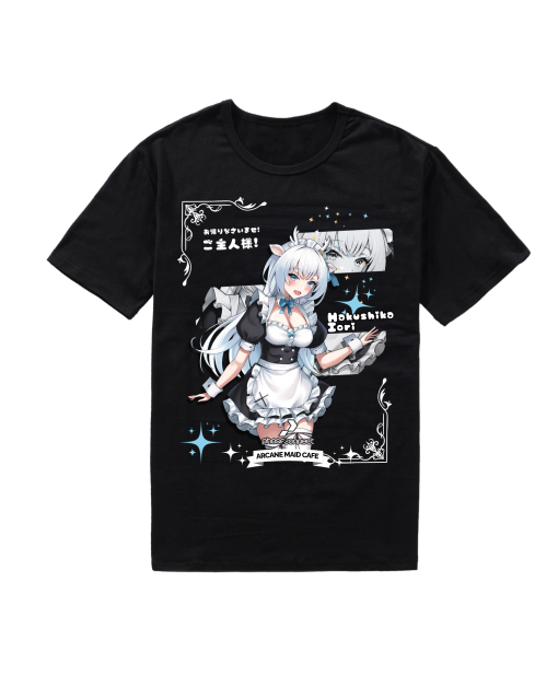 Hakushika Iori Phase Connect x Arcane Maid Cafe VTuber Shirt