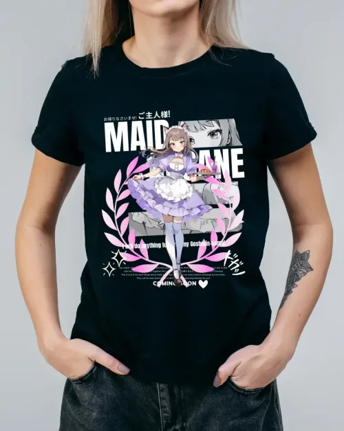 Maid Arcane Anime Streetstyle T-Shirt