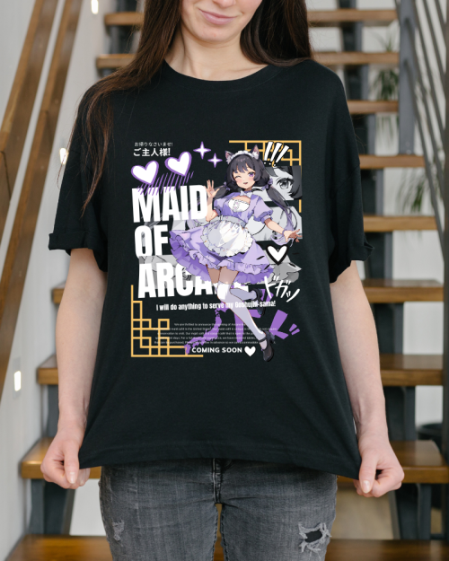 Maid Keiko Anime Streetstyle T-Shirt