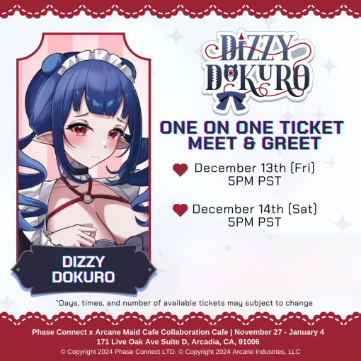 Michiru Meet and Greet Friday 12/13/2024 | 7PM (Copy)