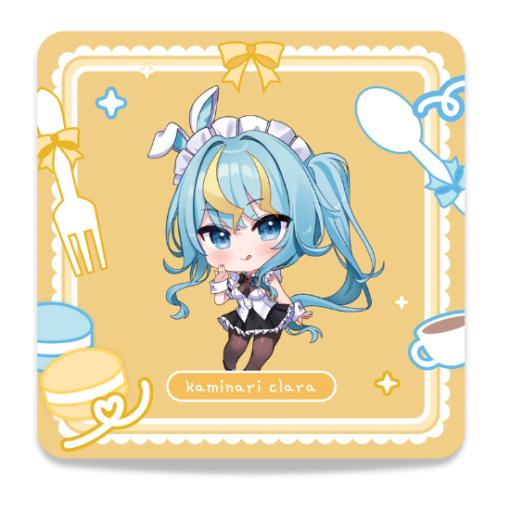 Runie Ruse Drink Coaster Vtuber Phase Connect x Arcane Maid Cafe