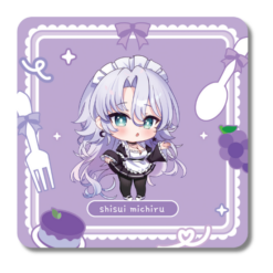 Shisui Michiru Drink Coaster Vtuber Phase Connect x Arcane Maid Cafe