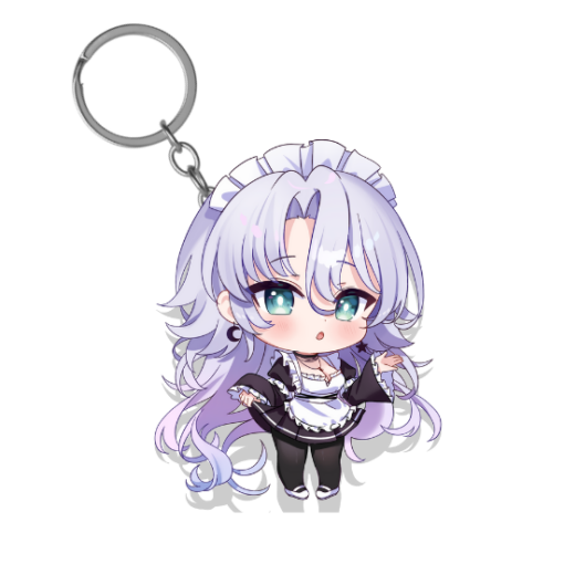 Shisui Michiru Keychain Vtuber Phase Connect x Arcane Maid Cafe