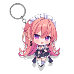 Hakushika Iori Keychain Vtuber Phase Connect x Arcane Maid Cafe (Copy)