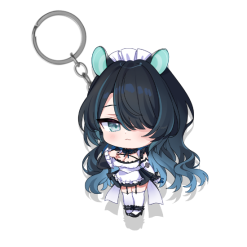 Kaminari Clara Keychain Vtuber Phase Connect x Arcane Maid Cafe (Copy)