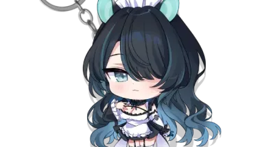 Erina Makina  Keychain Vtuber Phase Connect x Arcane Maid Cafe