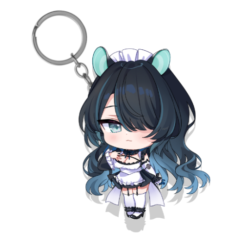 Kaminari Clara Keychain Vtuber Phase Connect x Arcane Maid Cafe (Copy)