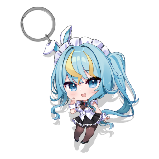 Runie Ruse Keychain Vtuber Phase Connect x Arcane Maid Cafe (Copy)