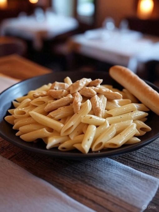 Chicken Alfredo Penne Pasta