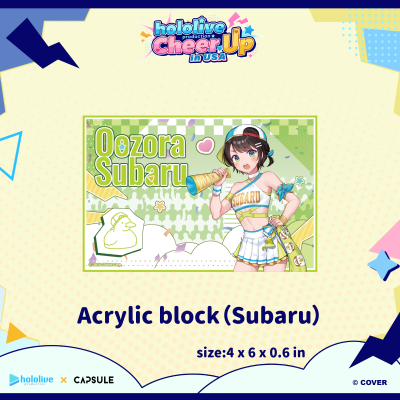 hololive Subaru Acrylic Block