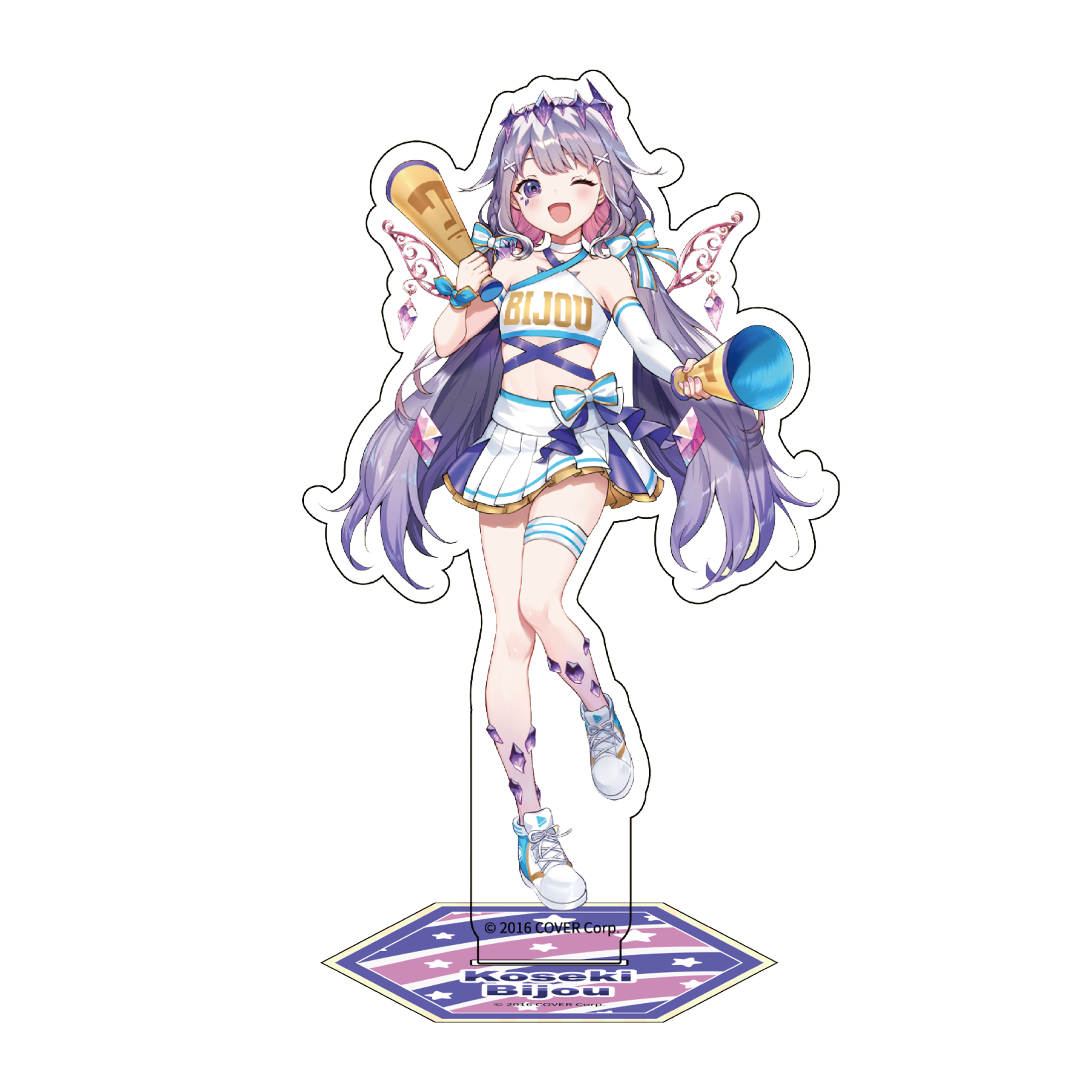 hololive production Cheer UP Koseki Bijou Acrylic Stand
