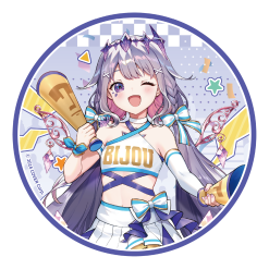 hololive production Cheer UP Koseki Bijou Mouse Pad