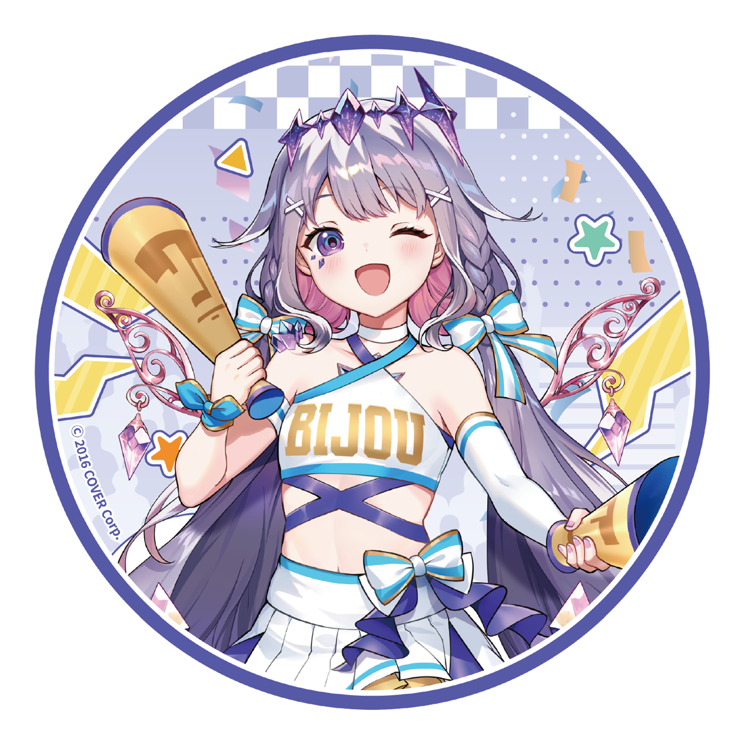 hololive production Cheer UP Koseki Bijou Mouse Pad