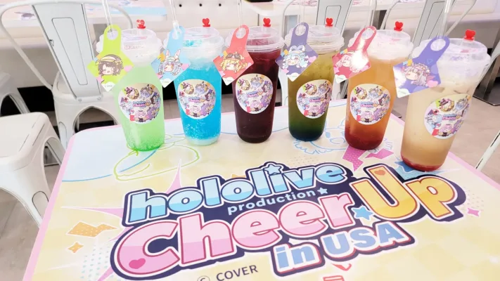 hololive production x Capsule Cheer Up! Cafe