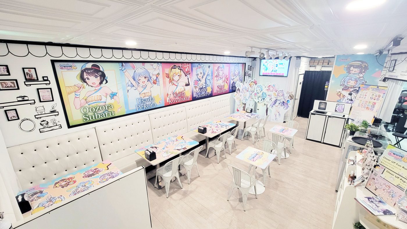 hololive productions x Capsule Cheer Up! Cafe