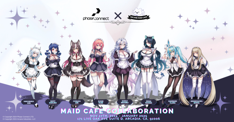 Phase Connect x Arcane Maid Cafe