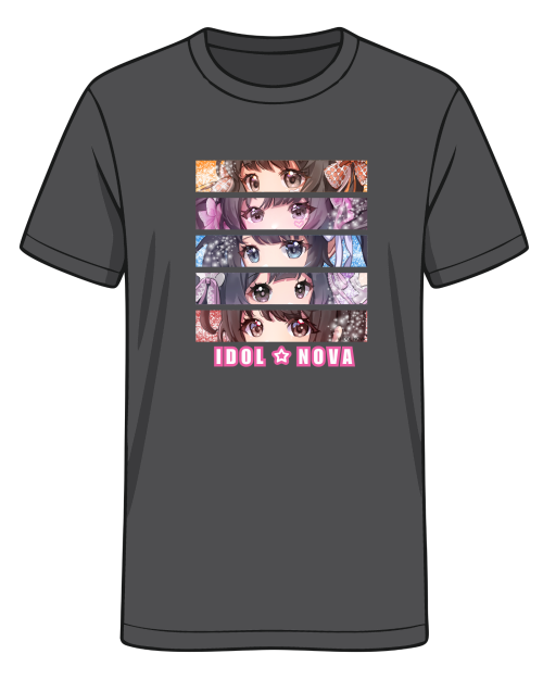 IDOL☆NOVA Roll-call Generation 1 T-Shirt Gray