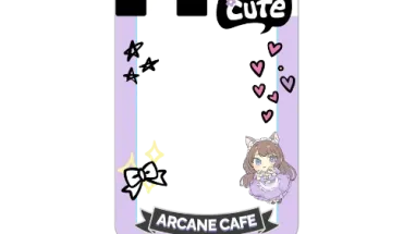 Arcane Maid Cafe Photocard Holder Gen 1 “Cute”
