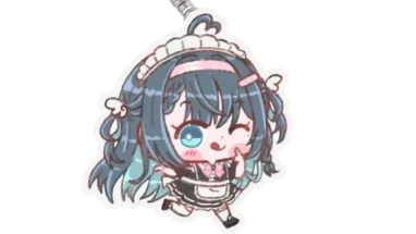 Nene Amano Maid Cafe Keychain