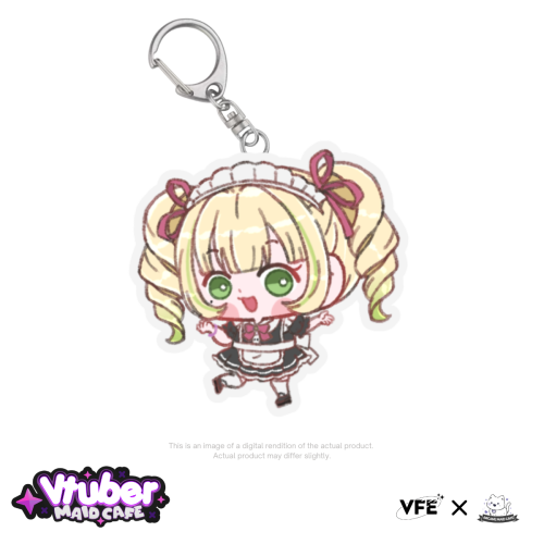 Fuzuki Miki Maid Cafe Keychain