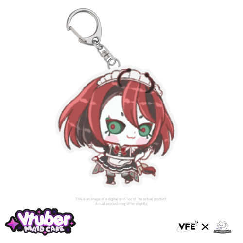 Beribug Maid Cafe Keychain