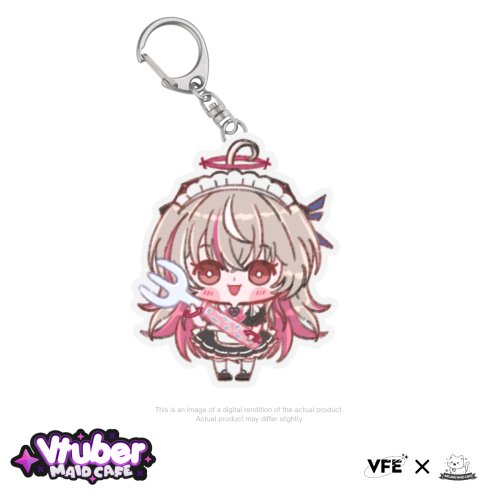 Emiliya Fell Maid Cafe Keychain