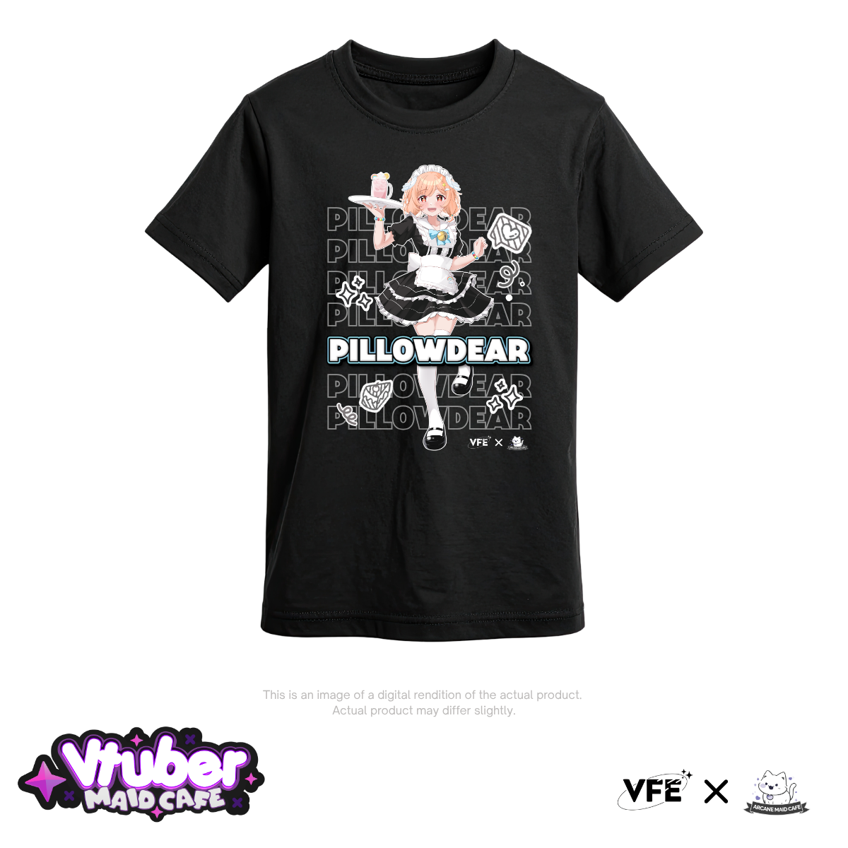 PillowDear VTuber Maid Cafe T-Shirt