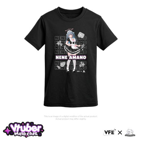 Nene Amano VTuber Maid Cafe T-Shirt