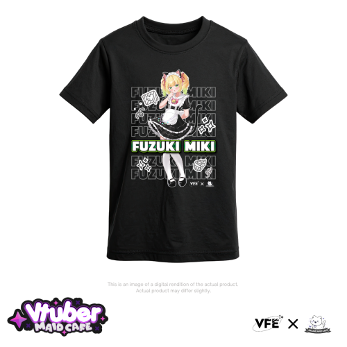Fuzuki Miki VTuber Maid Cafe T-Shirt