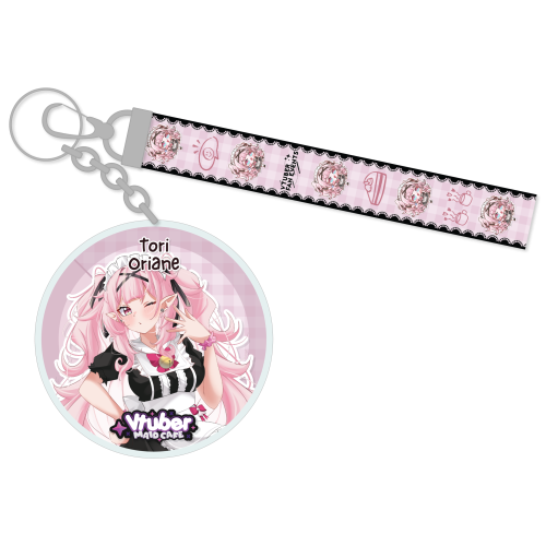 Tori Oriane Maid Cafe Lanyard Keychain