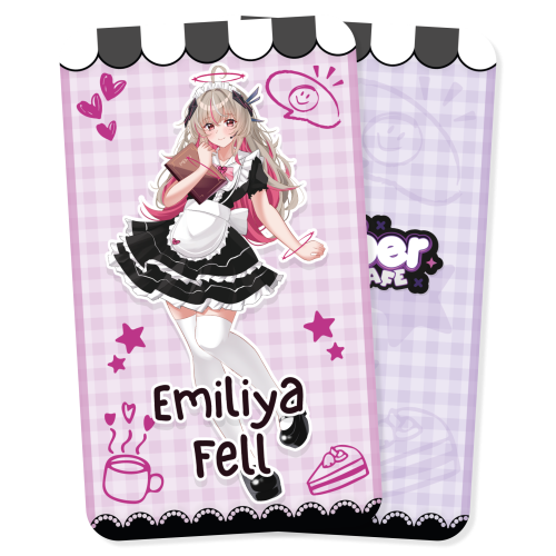 Emiliya Fell Maid Cafe Photocard