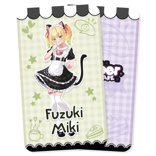 Fuzuki Miki Maid Cafe Photocard