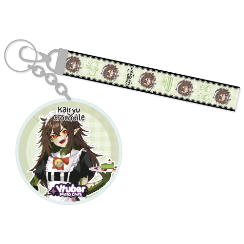 Kairyu Crocodile Maid Cafe Lanyard Keychain