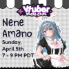 Nene Amano VTuber Live Show and Meet and Greet [Saturday 3/28 at 7 PM – 9 PM]