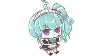 PiaPiUFO Maid Cafe Keychain