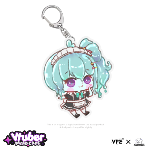 PiaPiUFO Maid Cafe Keychain