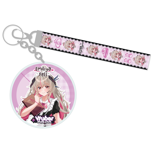 Emiliya Fell Maid Cafe Lanyard Keychain
