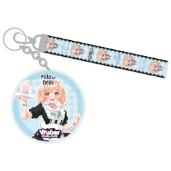 PillowDear Maid Cafe Lanyard Keychain