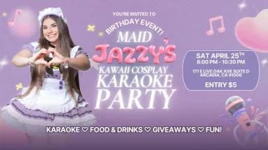 Maid Jazzy’s Kawaii Cosplay Karaoke BDay Party